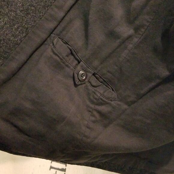 Abercrombie & Fitch Co. Womens size Medium Pea Coat Gray Y2K - Picture 7 of 7